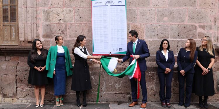 Devela Alfonso Martínez Programa de Fiestas Patrias 2025 en Morelia