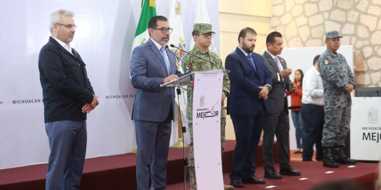 Se consolida baja de homicidios dolosos en Michoacán; agosto, segundo mes con menos casos: SSP