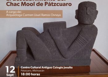 Secum invita a la conferencia que narrará el descubrimiento del Chac Mool de Pátzcuaro