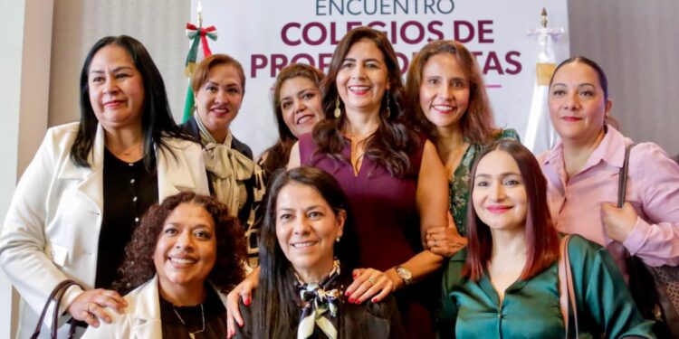 Fortalecemos la alianza con los colegios de profesionistas: Gabriela Molina