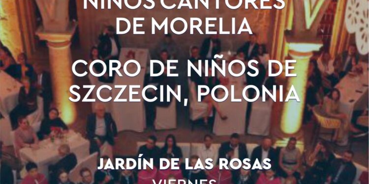 Niños Cantores de Morelia y Coro Infantil de Polonia darán concierto público gratuito