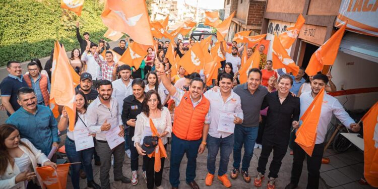 Apertura de casas naranjas, instalación de comisiones municipales y campaña de afiliación fortalece a MC en Michoacán