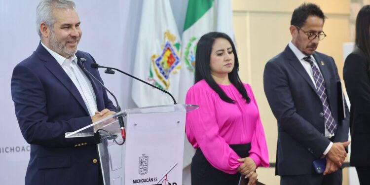 Al 90 %, el nivel de presas en Michoacán: Bedolla