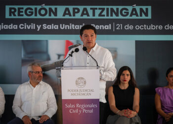 Con las salas regionales de Apatzingán, el Poder Judicial alcanza más del 84% de atención en asuntos civiles y 94% en penales en segunda instancia: magistrado presidente Hugo Gama
