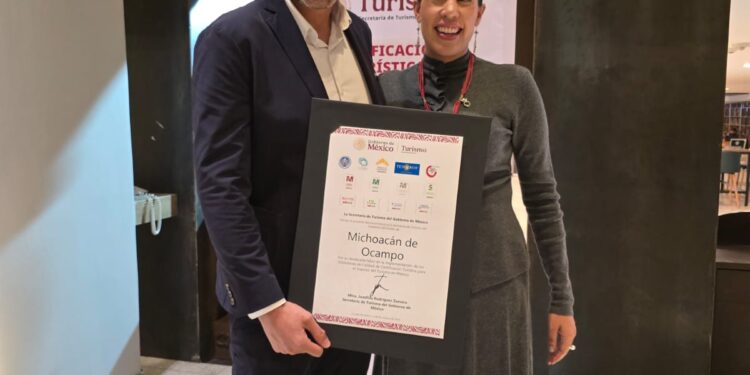 Michoacán es reconocido por su calidad turística desde la Federación: Sectur