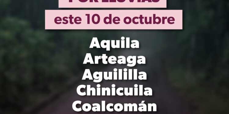 Suspensión de clases en 7 municipios de la Sierra-Costa por lluvias: Gabriela Molina