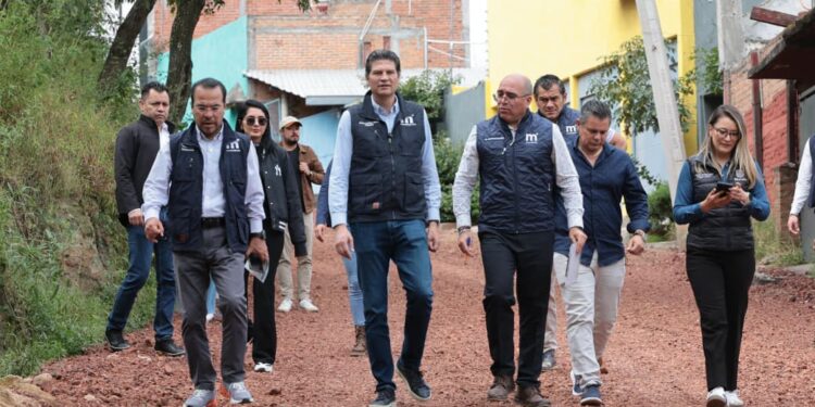 Alfonso Martínez supervisa obra de gran calado en San José del Cerrito
