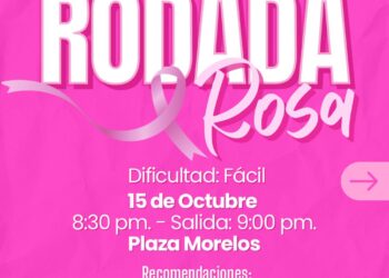 Invita Sedum a Rodada Rosa en concientización del cáncer de mama