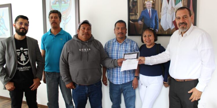 Sicuicho recibe 1.2 mdp para cuidado de sus bosques y detener la deforestación: Secma