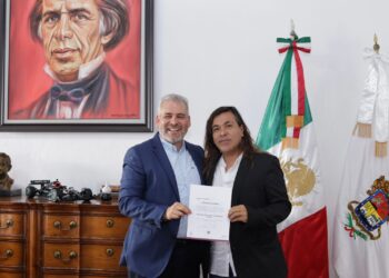 Nombra Bedolla a Sergio Pimentel como nuevo rector de la UTM