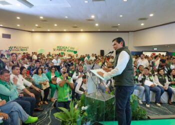 Dirigencia nacional del Partido Verde destapa a Ernesto Núñez rumbo a la gubernatura de Michoacán