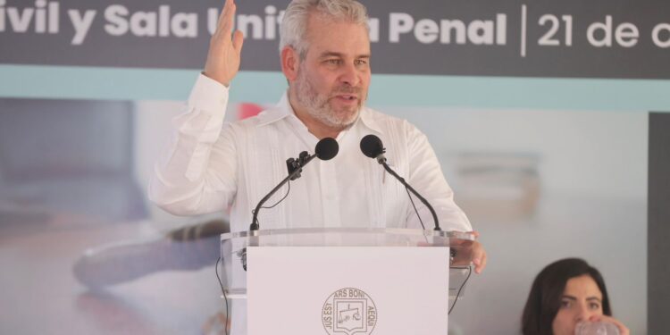 Justicia más cercana en región Apatzingán; inaugura Bedolla salas judiciales