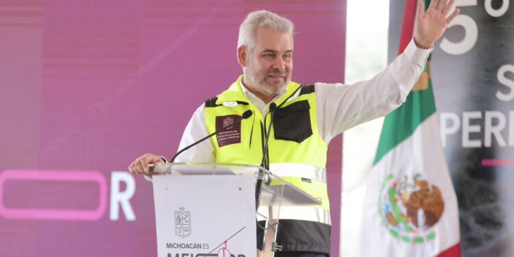 Construcción de segmentos 4 y 5 del segundo anillo periférico de Morelia, beneficia a más de 22 colonias: Bedolla