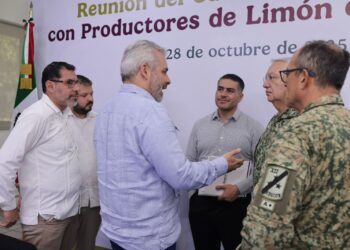 Refuerzan seguridad en región Apatzingán; acuerdan Bedolla, Harfuch y Defensa