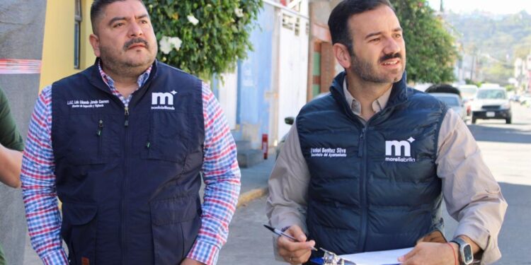 Yankel Benítez encabeza operativo “Ordena tu talacha” en colonias de Morelia