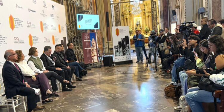 Festival Internacional de Órgano de Morelia celebrará 59 años de tradición musical: Secum