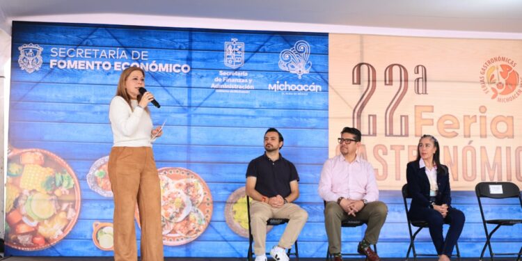 Gobierno de Morelia inaugura la 22ª edición de la Feria Gastronómica, en la Plaza Valladolid