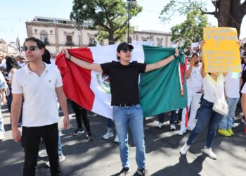 Sin incidentes, manifestación en el Centro Histórico de Morelia: Raúl Zepeda