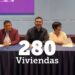Presidente de Huandacareo anuncia y celebra la llegada de 280 viviendas para sus pobladores