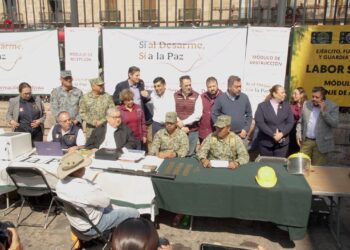 Avanza en Michoacán estrategia de desarme con resultados en Morelia y Zamora