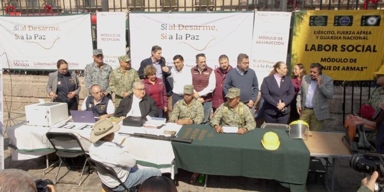 Avanza en Michoacán estrategia de desarme con resultados en Morelia y Zamora
