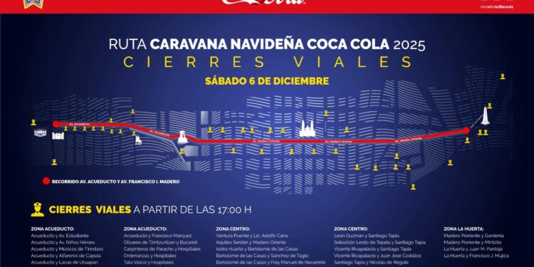 Morelia lista para recibir la Caravana Coca-Cola
