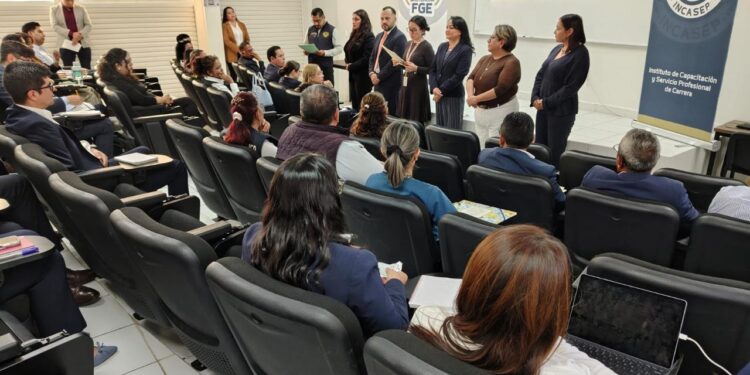 FGE fortalece capacidades del personal especializado con curso-taller en investigación de feminicidio y búsqueda de mujeres no localizadas