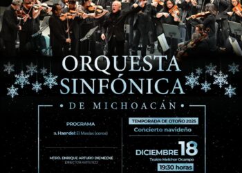 *No te pierdas el concierto navideño de la Osidem este jueves en el Teatro Ocampo *