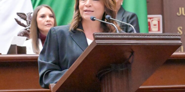 Llama Fabiola Alanís desde el Congreso de Michoacán a no regatear el apoyo al Plan Michoacán