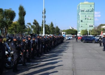 Blindan zonas bancarias en Michoacán; Guardia Civil despliega operativo contra robos