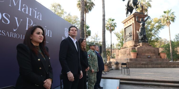 Rinden autoridades municipales homenaje a don José María Morelos