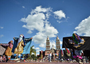 Presentan en Morelia la competencia tradicional de los Cúrpites de Nuevo San Juan, una de las fiestas indígenas más emblemáticas de Michoacán