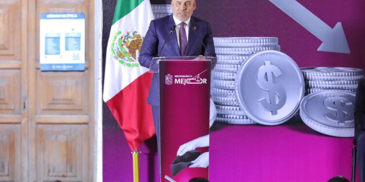 Con reforma constitucional, Michoacán ya no será rehén de la deuda pública: Bedolla