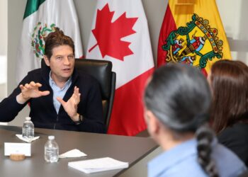 Alfonso Martínez comparte experiencia de Policía Morelia con Embajada de Canadá