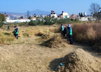 Gobierno de Morelia da mantenimiento a canchas de Hacienda Tiníjaro