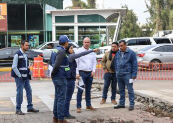 Adolfo Torres supervisa obra de red sanitaria en la zona Sureste de Morelia en beneficio de más de 150 familias