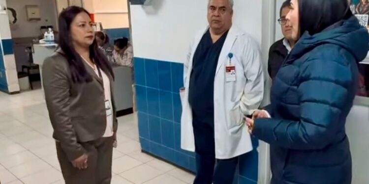 Adriana Campos Huirache visita el Hospital ISSSTE de Zamora para apoyar a pacientes y familias