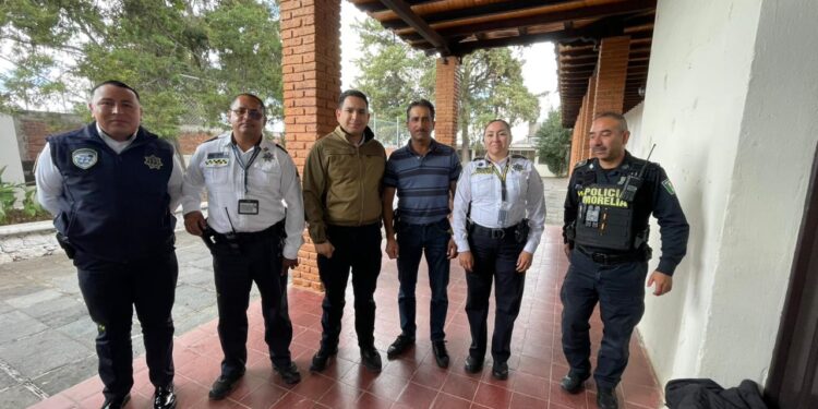 Policía Morelia refuerza cercanía con las tenencias del poniente de la ciudad