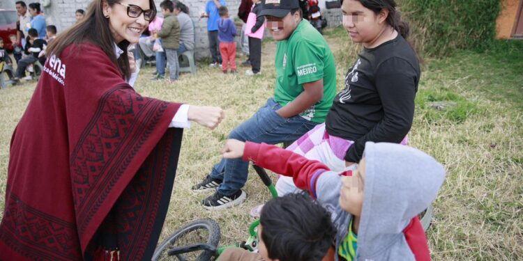 Nalleli Pedraza refrenda su compromiso con las familias morelianas