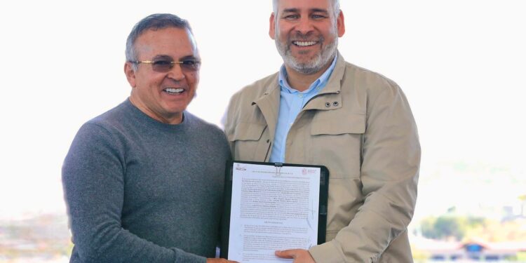 Entrega Bedolla a Herso y Citelis primeras áreas de desarrollo del Parque Bajío; invertirán 6 mil 300 mdp