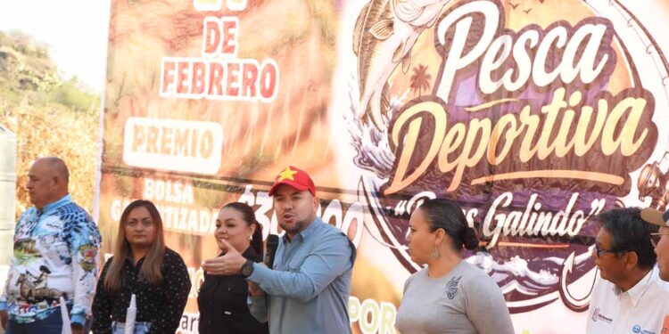 Torneos como el de pesca en la Presa Francisco J. Múgica se bsuca cambiarle el rostro a la Tierra Caliente: Reyes Galindo