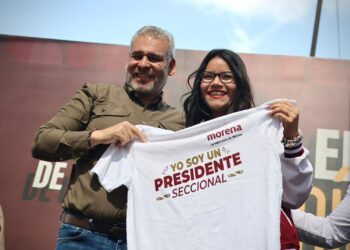 La Secretaria General del Comité Ejecutivo Nacional de Morena, Carolina Rangel