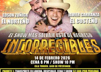 La comunidad de la Isla de Yunuén invita al show de comedia “Incorregibles” en beneficio comunitario