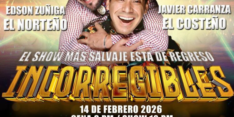 La comunidad de la Isla de Yunuén invita al show de comedia “Incorregibles” en beneficio comunitario