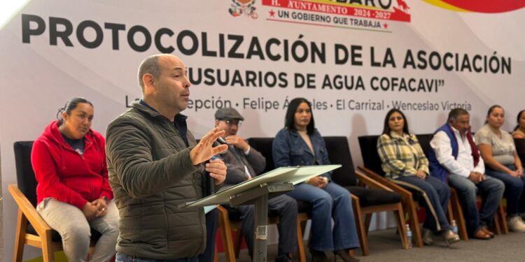 Encabeza el Gobierno de Tarímbaro gestiones para garantizar agua potable en comunidades
