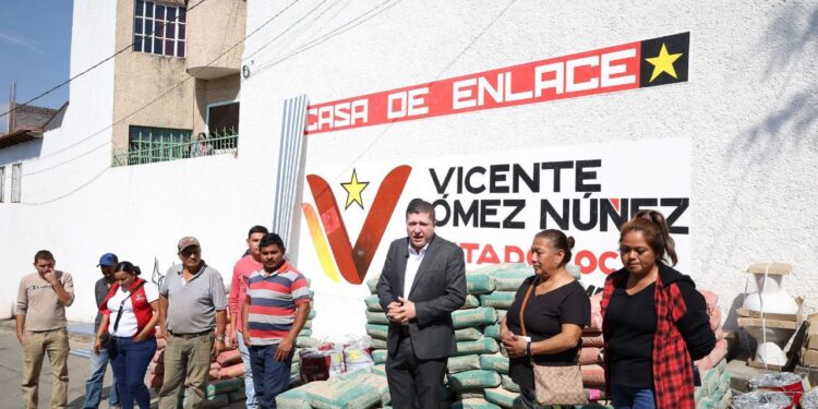 En 2026, continua el Programa de Apoyos Subsidiados del Dip. Vicente Gómez Núñez