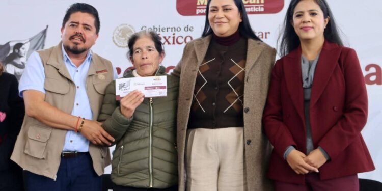En febrero, nuevo registro y entrega de tarjetas de Pensiones para el Bienestar en Michoacán