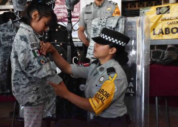Ejército Mexicano y la Guardia Nacional realizan actividades de Labor Social en Uruapan