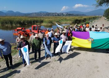 Inicia la rehabilitación estratégica del canal de Jarácuaro en el lago de Pátzcuaro