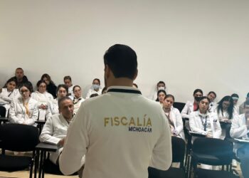 FGE fortalece acciones de prevención de la extorsión en Hospital Infantil de Michoacán